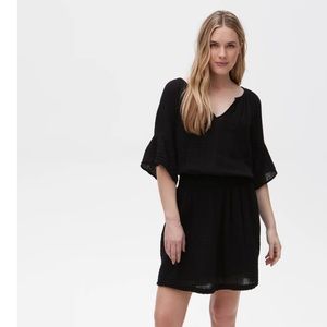 Michael Stars Black Gauze Dress